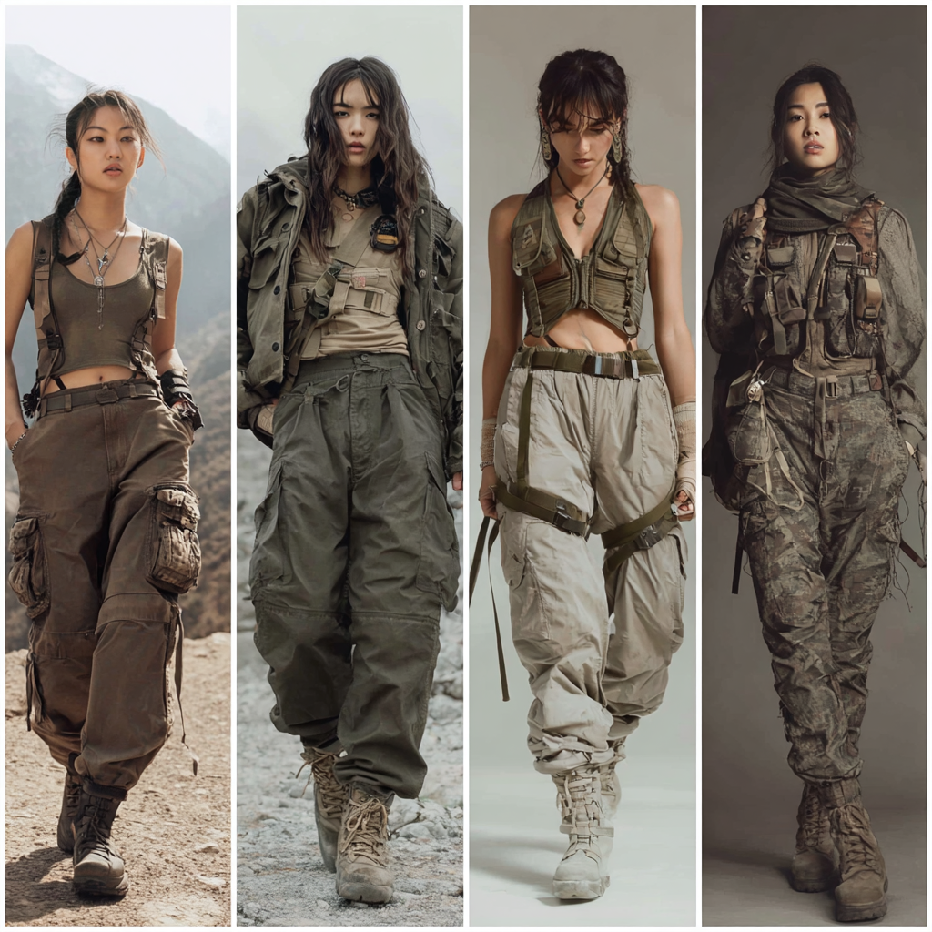 moda trendy army look